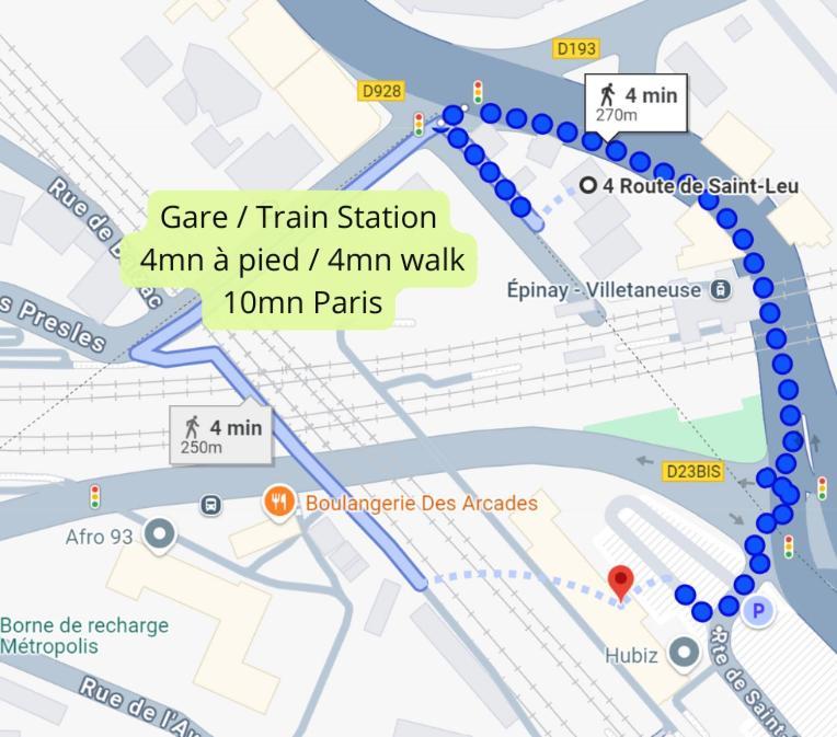 Gare En Face A Pied - Paris 10Mn - Parking Prive Gratuit - De 1 A 8 Personnes - Souplex - Tout Equipe - Entierement Renove Montmagny Esterno foto